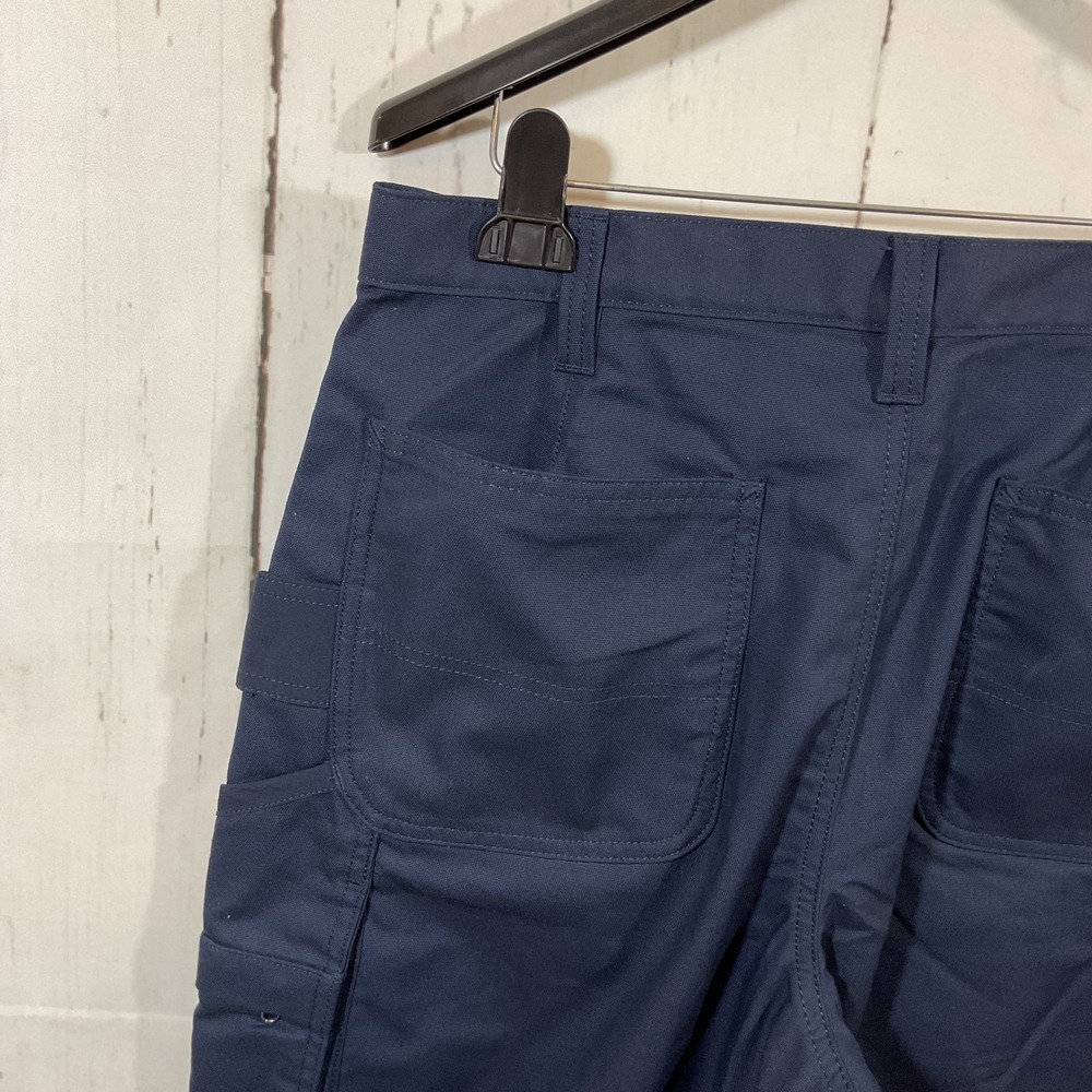Carhartt Men's Rugged Professional Series Cargo Pants 34x30 Navy Loose Fit Work - Picture 10 of 14